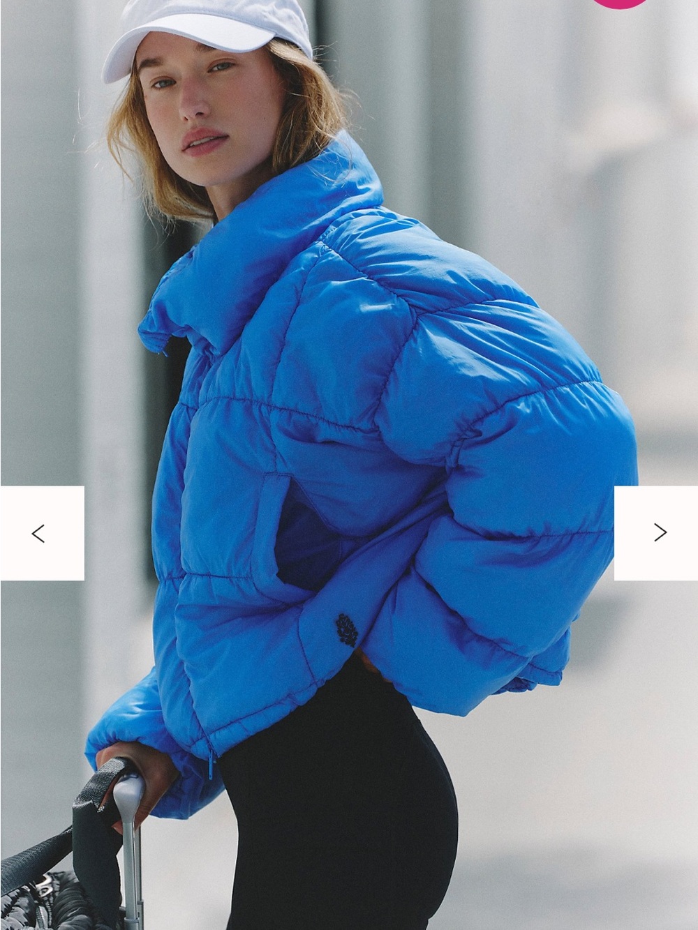 the FP Movement "In a Bubble" Puffer water resistant BoxyJacket by Free People